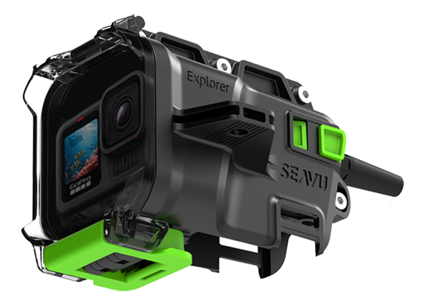 Seavu Explorer underwater live view to phone or tablet