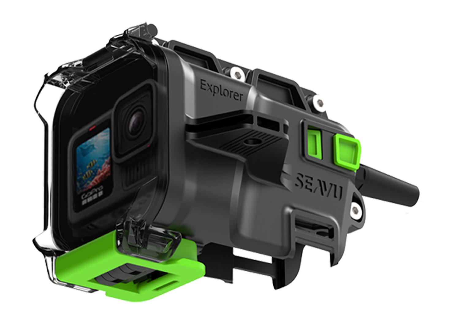 Seavu Explorer underwater live view to phone or tablet