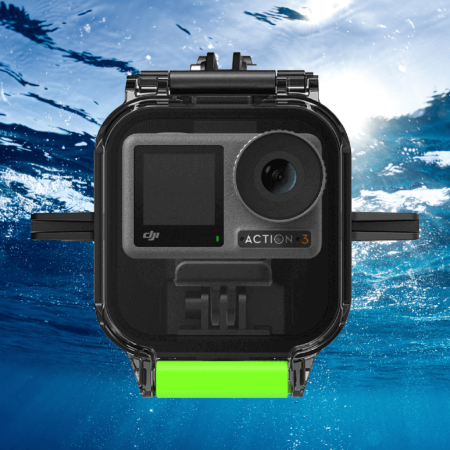 DJI Action 3 in Seavu Explorer housing underwater
