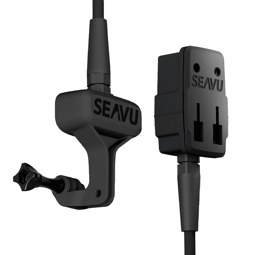 Seavu Seeker underwater livestream mount with receiver and transmitter