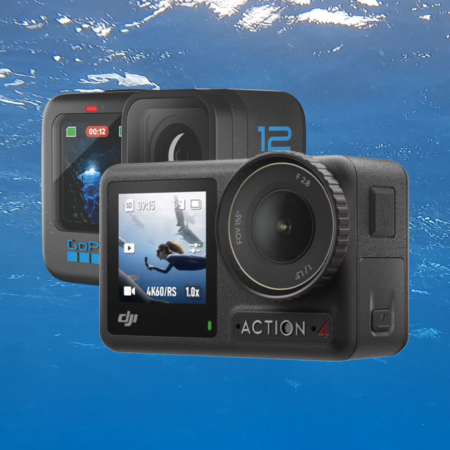DJI Action 4 and GoPro Hero12 are our best underwater camera choice for 2024