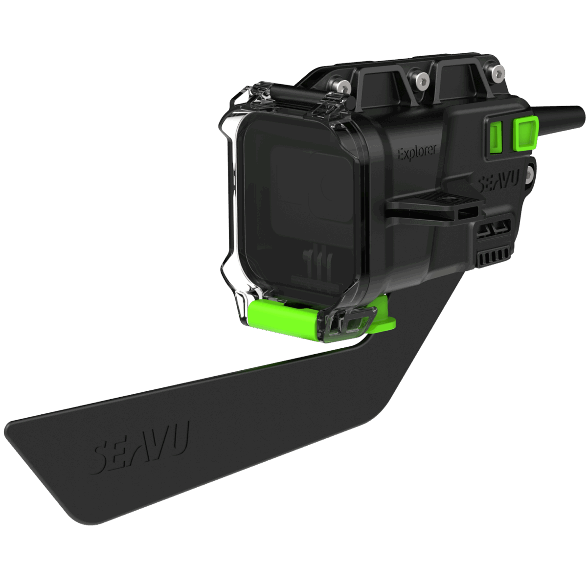 Seavu Explorer underwater camera housing connecting people to the underwater world in real time