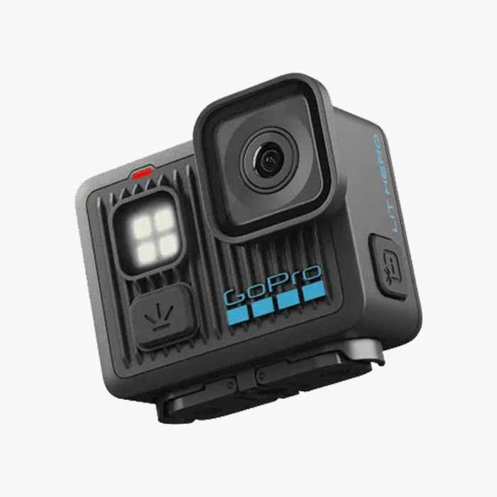 GoPro Lit HERO camera with built-in LEDs for low-light shooting