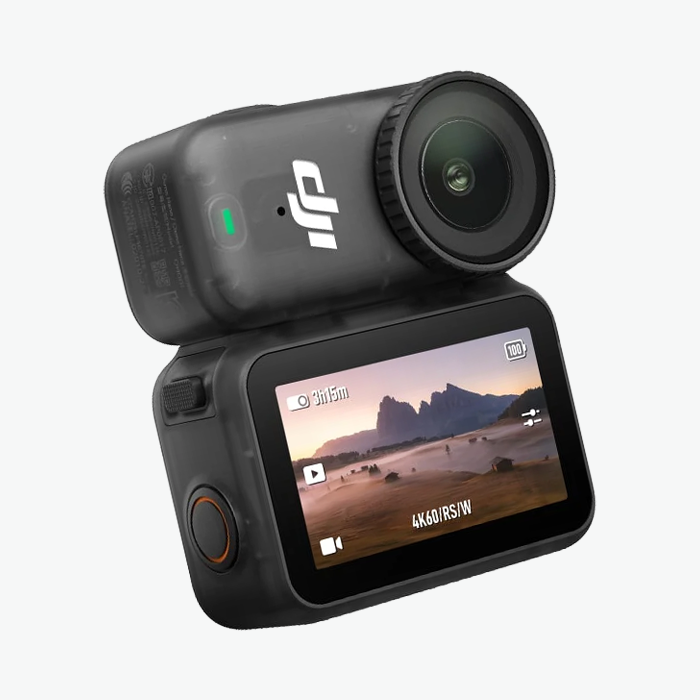 DJI Osmo Nano docked on Multifunctional Vision Dock with OLED screen