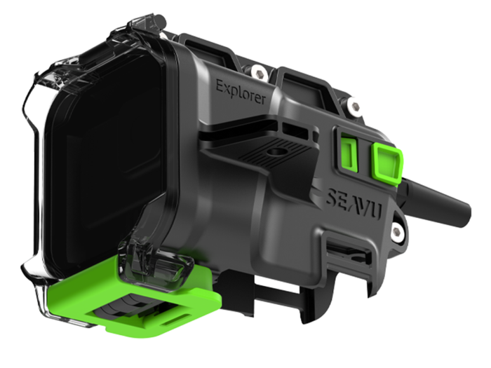 Seavu Explorer series underwater live view system with sealed housing