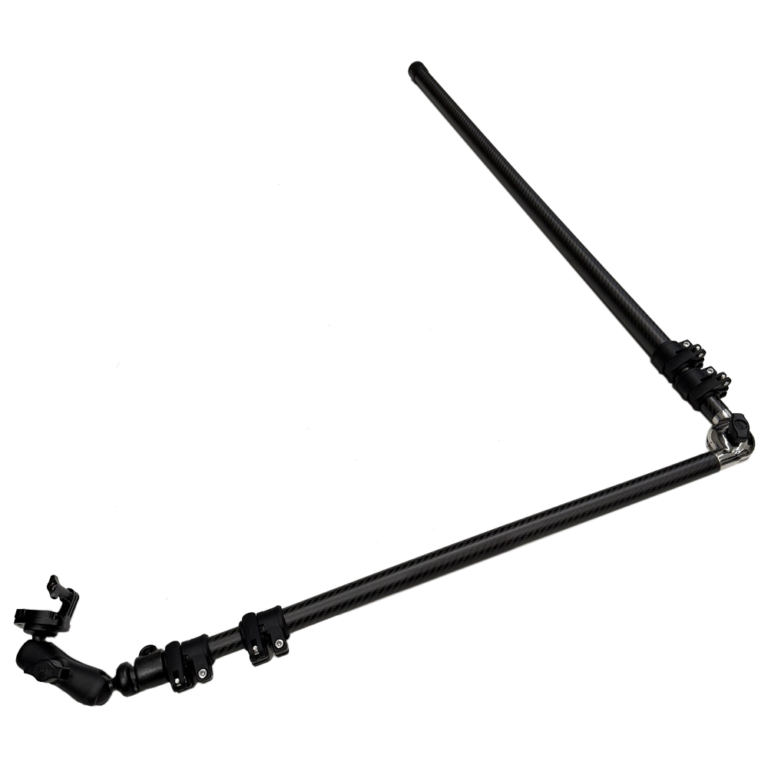 Carbon Fibre Angled Extension Pole 4.2m for boat hull inspections and hard to reach underwater viewing