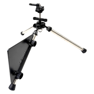 Seavu Seeker Seafloor Stand underwater camera tripod in marine-grade stainless steel